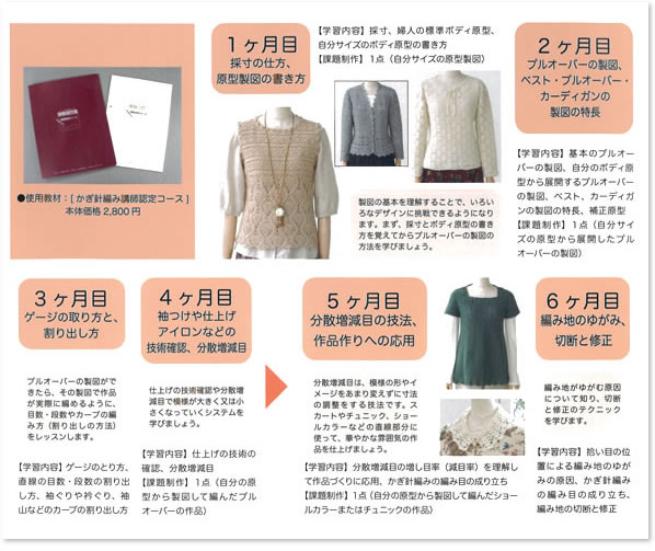 かぎ針編み講師認定コース